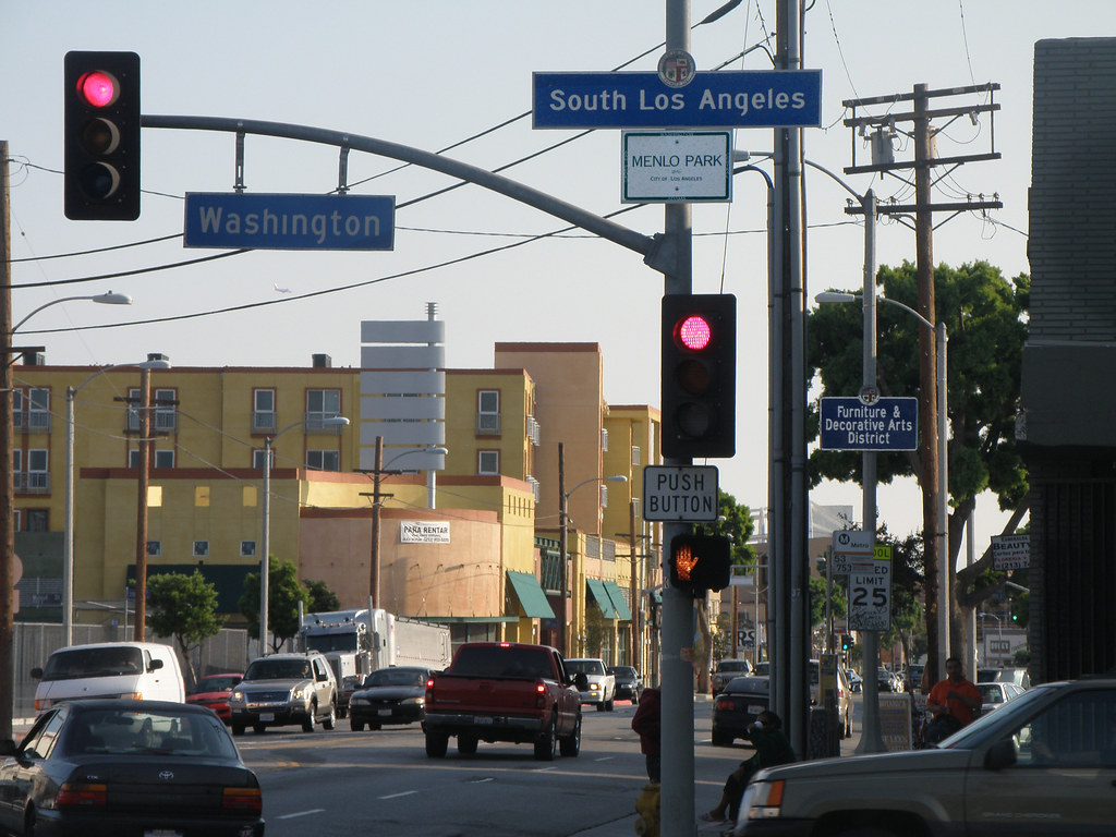 A road in south LA